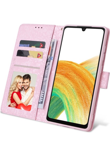 Samsung Galaxy A53 5g Lake Pu Deri Kılıf Stand Cüzdan Tam Koruma Rfıd Engelleme Telefon Kapağı (Yurt Dışından) modelleri
