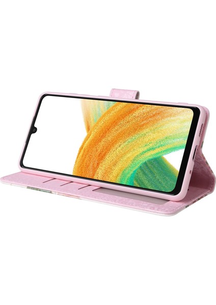 Samsung Galaxy A53 5g Lake Pu Deri Kılıf Stand Cüzdan Tam Koruma Rfıd Engelleme Telefon Kapağı (Yurt Dışından) fırsatları