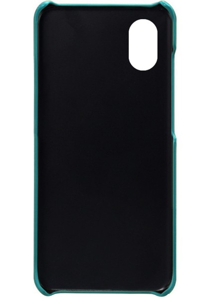 Samsung Galaxy A23E Scratch Direnci Çift Kart Yuvaları Tutucu Koruyucu Telefon Kılıfı Pu Deri Kaplamalı Sert Pc Telefon Kabuğu (Yurt Dışından) fırsatları