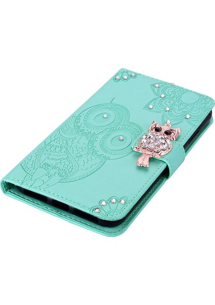 Samsung Galaxy A14 Için 5g Rhinestone Dekora Kazanmaya Dayanıklı Telefon Kapağı, Baskı Baykuş Çiçek Deseni Stand Cüzdan Deri Kılıf (Yurt Dışından) fiyatları