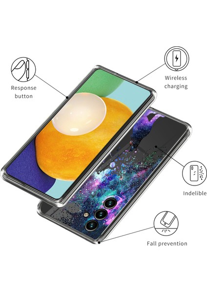 Samsung Galaxy A14 Için 5g Imd Anti-Solma Anti-Soling Telefon Kılıf Desen Baskı Yumuşak Tpu Şok Geçirmez Arka Kapak (Yurt Dışından) modelleri