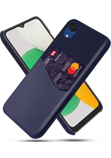 Samsung Galaxy A23E Bez Doku Telefon Kılıf Kart Tutucu Pu Deri Kaplamalı Pc Kapağı Için Cep Telefonu Kılıfı (Yurt Dışından)
