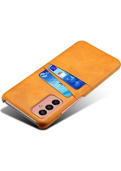 Samsung Galaxy M13 Için Çift Kart Yuvalı 4g Telefon Kılıfı, Damla Dayanıklı Pu Deri Kaplı Sert Pc Kapağı (Yurt Dışından) modelleri
