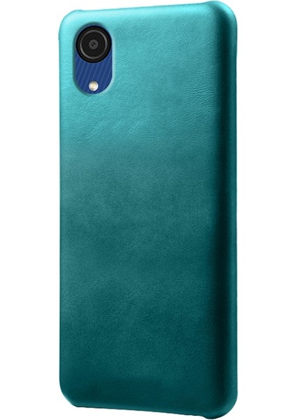 Samsung Galaxy A23E Cep Telefonu Kapağı Çekmeye Dayanıklı Dokulu Pu Deri Kaplamalı Pc Telefon Kılıfı (Yurt Dışından)