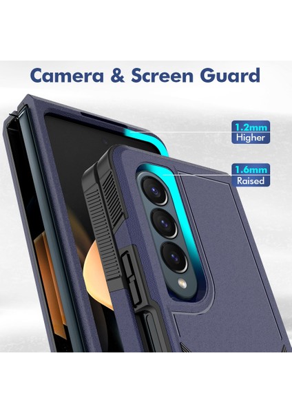Samsung Galaxy Z Fold4 Için 5g Anti-Çizelge Pc + Tpu Katlanır Telefon Kılıfı Bırakma Rahat Arka Kapak (Yurt Dışından) indirimleri