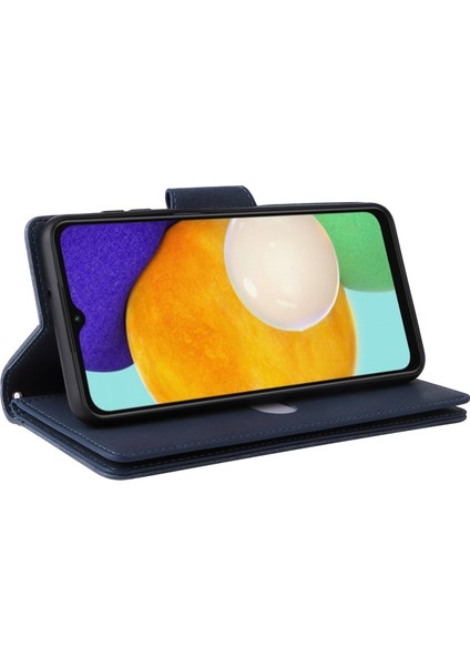 Samsung Galaxy A14 5g Için Damla Geçirmez Telefon Kılıfı, Zippered Cüzdan Perçin Toka Pu Deri Stand Cep Telefon Kapağı Kayışlı (Yurt Dışından) fırsatları