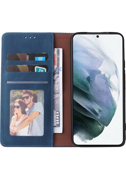 Samsung Galaxy S22 Için 5g Ince Otomatik Kapanış Manyetik Kapak Pu Deri Cüzdan Stand Folio Koruyucu Telefon Kılıfı (Yurt Dışından) fiyatları