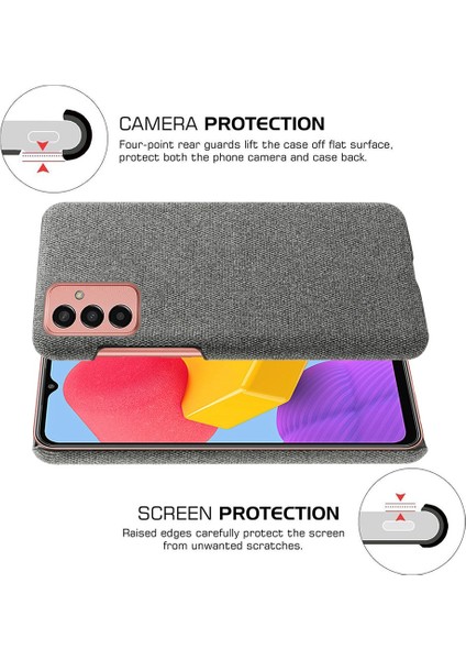 Samsung Galaxy M13 Için 4g Cep Telefon Kılıfı Kabuk Şok Emici Düz Renk Sert Pc+Bez Telefon Kapağı (Yurt Dışından) indirimleri