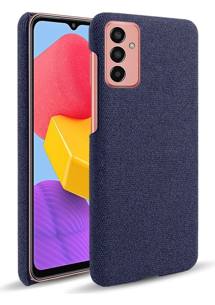 Samsung Galaxy M13 Için 4g Cep Telefon Kılıfı Kabuk Şok Emici Düz Renk Sert Pc+Bez Telefon Kapağı (Yurt Dışından)