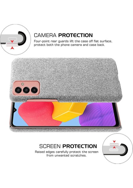 Samsung Galaxy M13 Için 4g Cep Telefon Kılıfı Kabuk Şok Emici Düz Renk Sert Pc+Bez Telefon Kapağı (Yurt Dışından) indirimleri