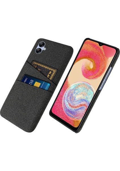 Samsung Galaxy A04 4g (164.4 x 76.3 x 9.1 Mm) Bez Dokusu Telefon Kasası Çift Kart Yuvaları Yumru Karşılaştırmalı Pc Koruyucu Arka Kapak (Yurt Dışından)