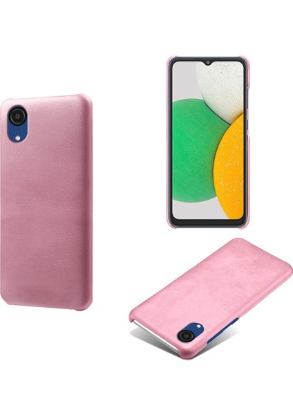 Samsung Galaxy A23E Cep Telefonu Kapağı Çekmeye Dayanıklı Dokulu Pu Deri Kaplamalı Pc Telefon Kılıfı (Yurt Dışından) fiyatları