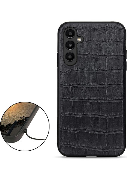 Samsung Galaxy A14 5g Için Damla Geçirmez Cep Telefonu Kapağı, Orijinal Deri Timsah Doku Koruyucu Telefon Kılıfı (Yurt Dışından) fiyatları