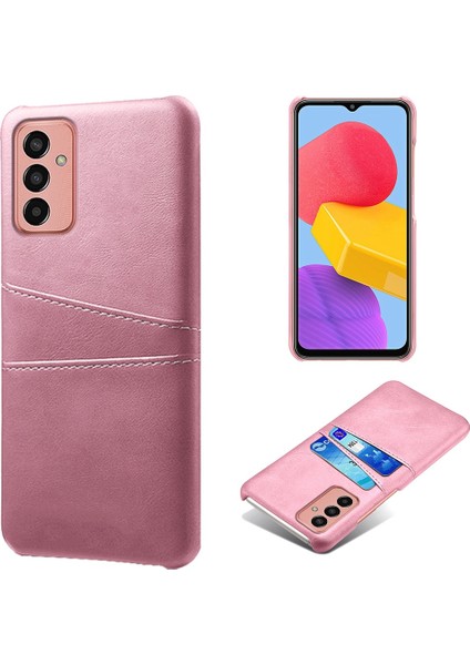 Samsung Galaxy M13 Için Çift Kart Yuvalı 4g Telefon Kılıfı, Damla Dayanıklı Pu Deri Kaplı Sert Pc Kapağı (Yurt Dışından)