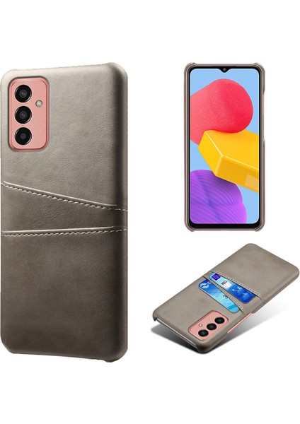 Samsung Galaxy M13 Için Çift Kart Yuvalı 4g Telefon Kılıfı, Damla Dayanıklı Pu Deri Kaplı Sert Pc Kapağı (Yurt Dışından)