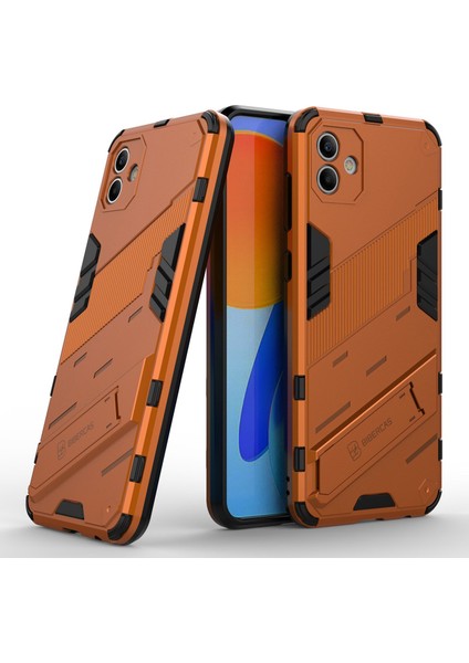 Samsung Galaxy A04 4g (164.4 x 76.3 x 9.1 Mm) Sert Pc + Yumuşak Tpu Kapak Kickstand Anti-Sracratch Telefon Kılıfı (Yurt Dışından) fiyatları