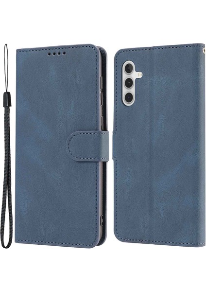 Samsung Galaxy A14 Için 5g Pu Deri Telefon Kılıfı Manyetik Toka Stand Cüzdan Iç Tpu Kapak Kayış (Yurt Dışından)