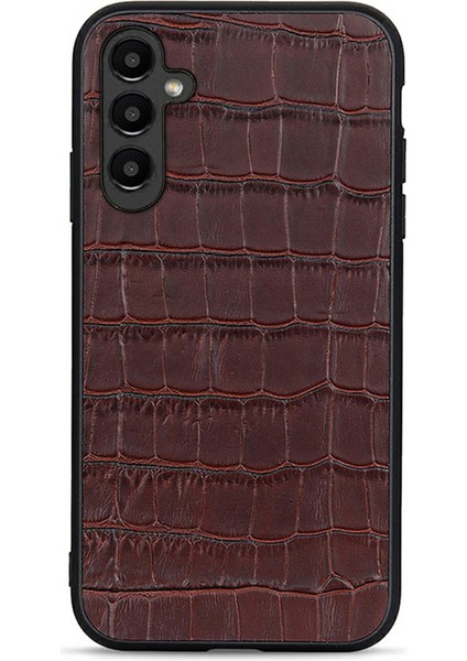 Samsung Galaxy A14 5g Için Damla Geçirmez Cep Telefonu Kapağı, Orijinal Deri Timsah Doku Koruyucu Telefon Kılıfı (Yurt Dışından)