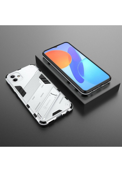 Samsung Galaxy A04 4g (164.4 x 76.3 x 9.1 Mm) Sert Pc + Yumuşak Tpu Kapak Kickstand Anti-Sracratch Telefon Kılıfı (Yurt Dışından) indirimleri