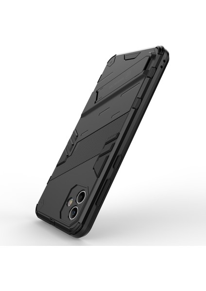 Samsung Galaxy A04 4g (164.4 x 76.3 x 9.1 Mm) Sert Pc + Yumuşak Tpu Kapak Kickstand Anti-Sracratch Telefon Kılıfı (Yurt Dışından) fırsatları