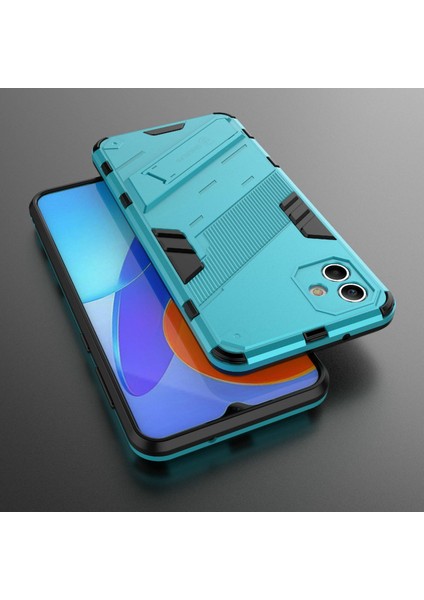 Samsung Galaxy A04 4g (164.4 x 76.3 x 9.1 Mm) Sert Pc + Yumuşak Tpu Kapak Kickstand Anti-Sracratch Telefon Kılıfı (Yurt Dışından) indirimleri