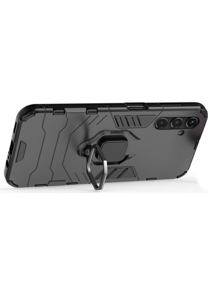 Samsung Galaxy A14 Için 5g Zırh Şok Geçirmez Hard Pc Yumuşak Tpu Ring Tutucu Kickstand Telefon Kasası Koruyucu Kapak (Yurt Dışından) fiyatları