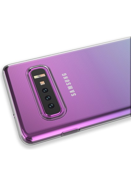Samsung Galaxy S10 Için Clear Soft Tpu Telefon Kılıfı Süper Ince Slim Fingerprint Anti-Cratch Anti-Cratch Telefon Geri Kapak (Yurt Dışından) modelleri