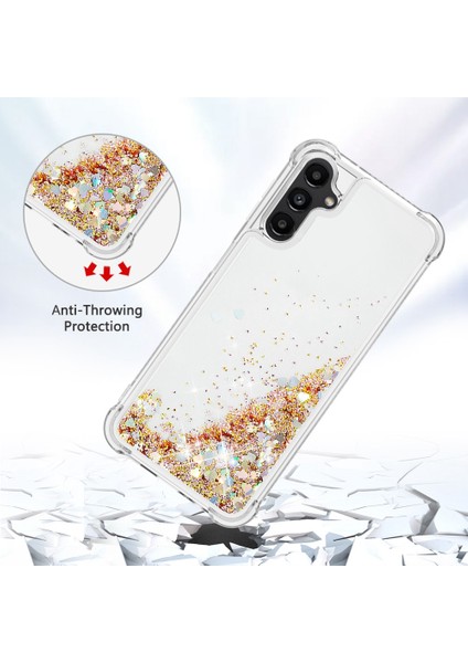 Samsung Galaxy A14 Için 5g Glitter Sıvı Kristal Quicksand Case Yumuşak Tpu Koruyucu Şok Geçirmez Telefon Kapağı (Yurt Dışından) fırsatları