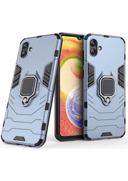 Samsung Galaxy A04 4g (164.4 x 76.3 x 9.1 Mm) Için Ring Tutucu Kickstand Pc + Tpu Kasası Tanıyı Telefon Kapak Kapak Koruştur (Yurt Dışından) fiyatları