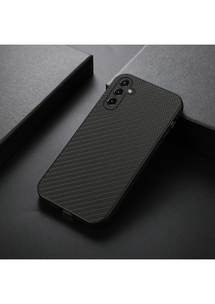 Samsung Galaxy A14 Için 5g Karbon Fiber Doku Telefon Kılıfı Pu Deri Kaplamalı Tpu Çizilmeye Dayanıklı Cep Telefonu Arka Kapak (Yurt Dışından) modelleri
