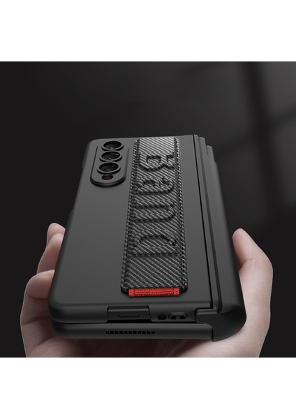 Samsung Galaxy Z Fold4 Için Gkk 5g Manyetik Menteşe Sert Pc Telefon Kılıfı Bilgisayar Tasarımı Temperli Cam Film ile Drop Anti-Drop Her Şey Dahil Kapak (Yurt Dışından)
