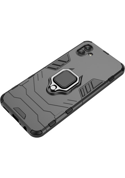 Samsung Galaxy A04 4g (164.4 x 76.3 x 9.1 Mm) Için Ring Tutucu Kickstand Pc + Tpu Kasası Tanıyı Telefon Kapak Kapak Koruştur (Yurt Dışından) indirimleri