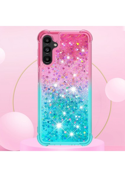 Samsung Galaxy A14 5g Tpu Anti-Fall Telefon Kılıfı Gradyan Renk Quicksand Koruyucu Kapak (Yurt Dışından) modelleri