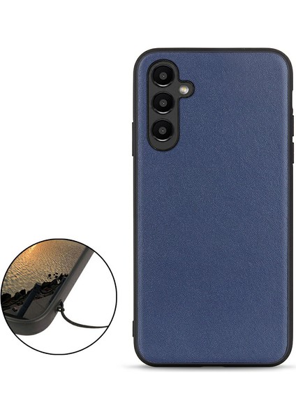 Samsung Galaxy A14 Için 5g Şok Geçirmez Cep Telefonu Kapağı Dokulu Orijinal Deri Kaplamalı Tpu Telefon Kılıfı (Yurt Dışından) fiyatları