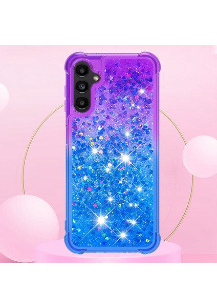 Samsung Galaxy A14 5g Tpu Anti-Fall Telefon Kılıfı Gradyan Renk Quicksand Koruyucu Kapak (Yurt Dışından) modelleri