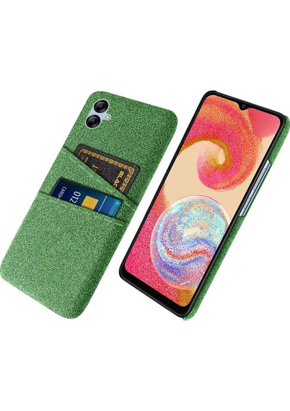 Samsung Galaxy A04 4g (164.4 x 76.3 x 9.1 Mm) Bez Dokusu Telefon Kasası Çift Kart Yuvaları Yumru Karşılaştırmalı Pc Koruyucu Arka Kapak (Yurt Dışından)