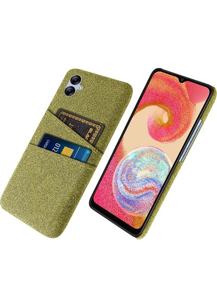 Samsung Galaxy A04 4g (164.4 x 76.3 x 9.1 Mm) Bez Dokusu Telefon Kasası Çift Kart Yuvaları Yumru Karşılaştırmalı Pc Koruyucu Arka Kapak (Yurt Dışından)