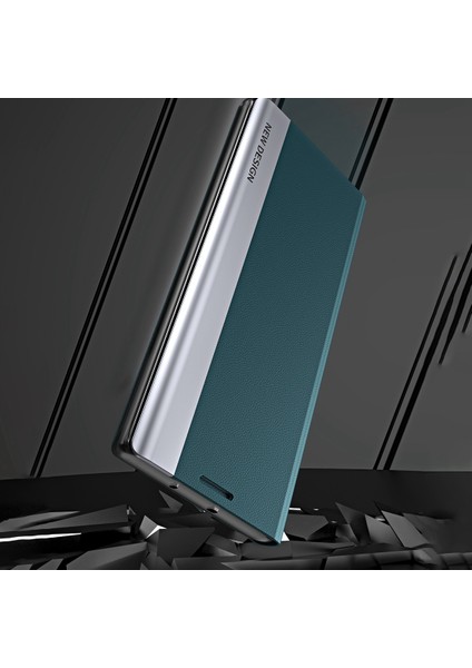 Samsung Galaxy A14 Için 5g Elektrapılaşma Pu Deri Flip Görüntüleme Stand Kapağı Manyetik Adsorpsiyon Telefon Kılıfı (Yurt Dışından) indirimleri