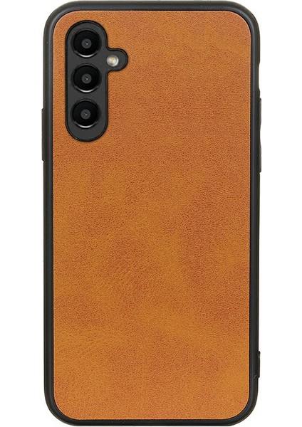 Samsung Galaxy A14 5g, Cowhide Doku Sabit Pc+Tpu+Pu Deri Koruyucu Cep Telefonu Kapağı (Yurt Dışından)