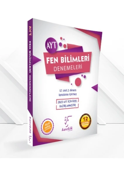 Karekök Yayıncılık 2023 AYT Fen Bilimleri Testi Denemeleri