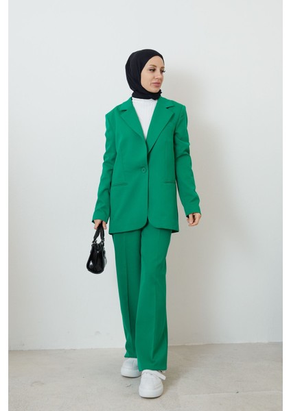 Retro Palazzo Takım-Açık Yeşil modelleri