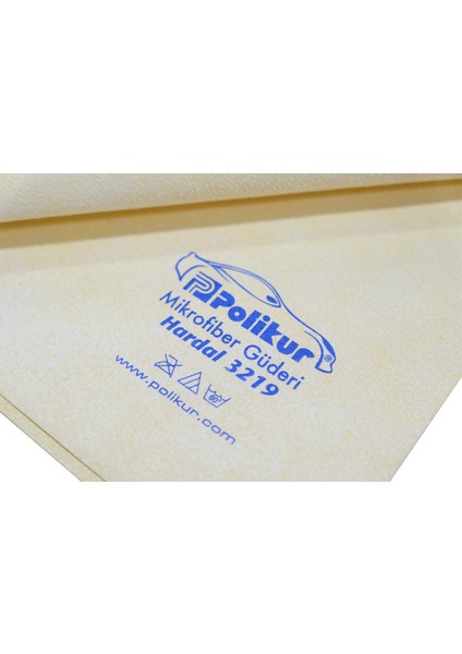 Mikrofiber Güderi Kurulama Bezi (Hardal) 3 Adet