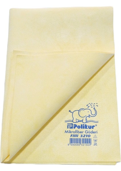 Mikrofiber Güderi Kurulama Bezi (Filli) 6 Adet