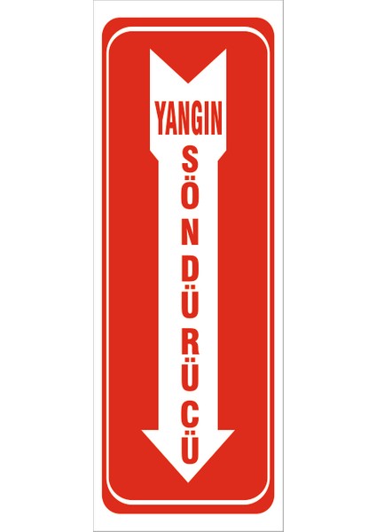 Yangın Söndürücü - Isg Levhası 15X21 cm Sticker