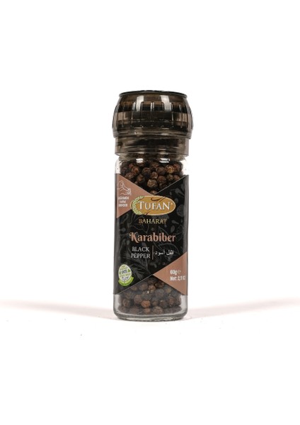 Karabiber (Cam Değirmen Kapak) 60 gr