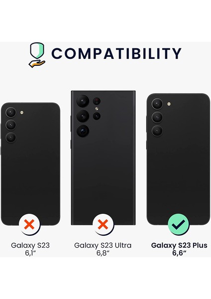 Samsung Galaxy S23 Plus Kılıf Magsafe Wireless Kablosuz Şarj Uyumlu Manyetik Şeffaf Kapak