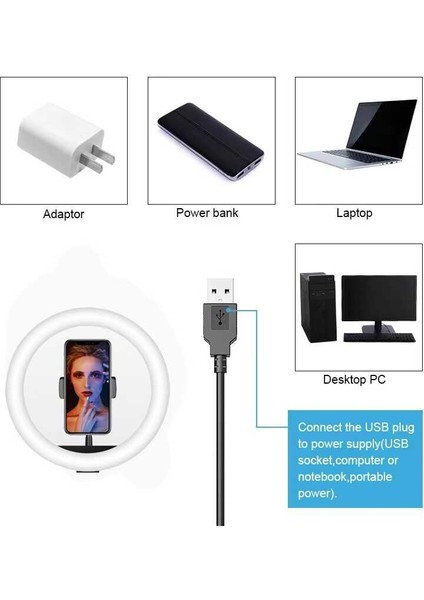 Rgb Mj-26 Işıklı Telefon Tutucu Ring Light fiyatları