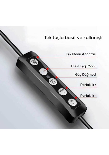 Rgb Mj-26 Işıklı Telefon Tutucu Ring Light modelleri