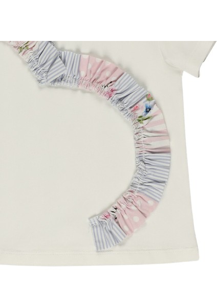Kız Bebek Fırfır Detaylı T-Shirt modelleri