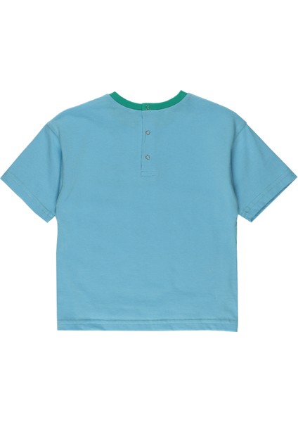 Erkek Bebek Baskılı Kısa Kollu T-Shirt
